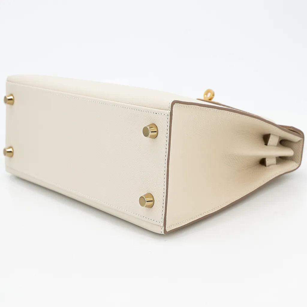 HERMÈS Kelly 25 Epsom Gold hardware (2024)