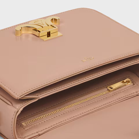 Celine TEEN TRIOMPHE BAG IN shiny calfskin 2025