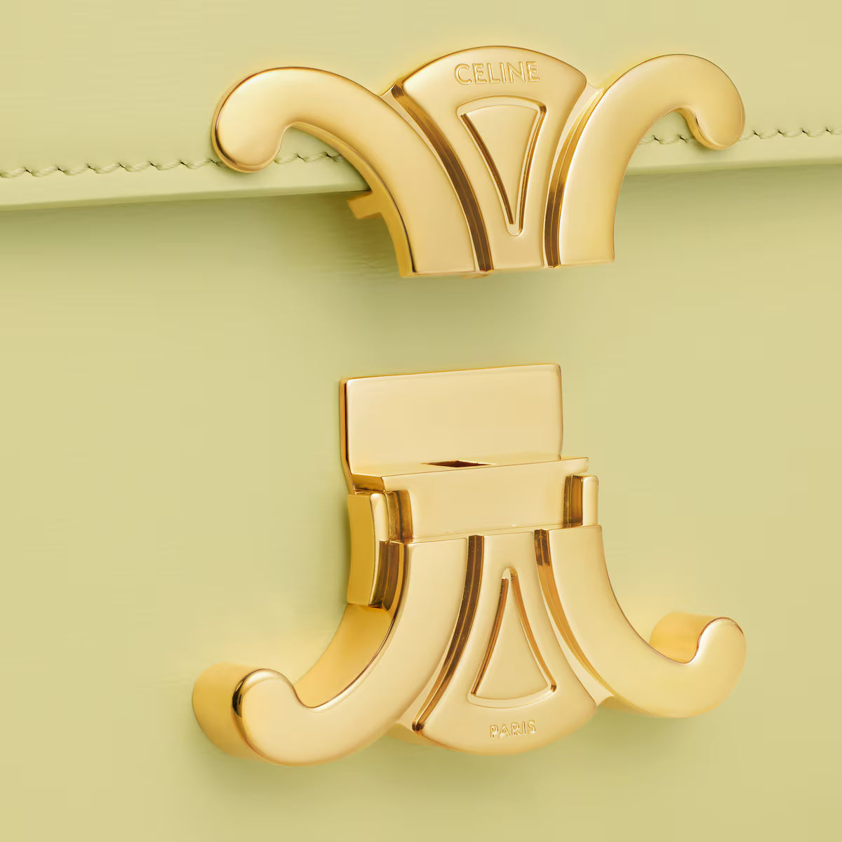 Celine TEEN TRIOMPHE BAG IN shiny calfskin 2025
