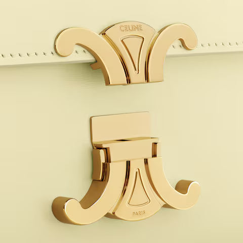 Celine TEEN TRIOMPHE BAG IN shiny calfskin 2025