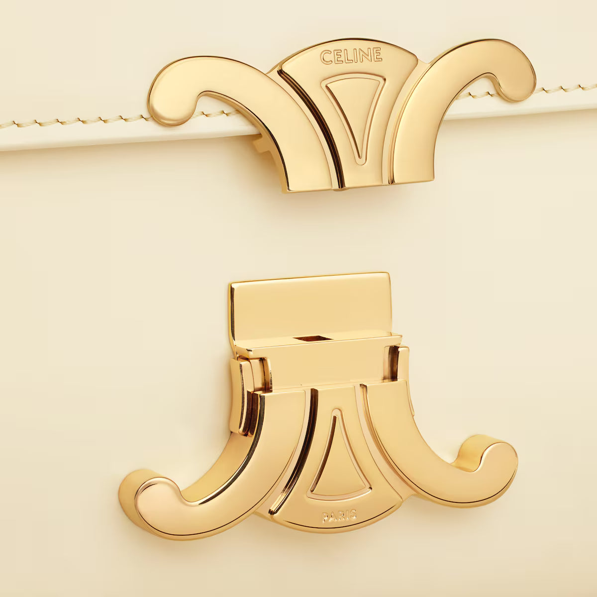 Celine TEEN TRIOMPHE BAG IN shiny calfskin 2025