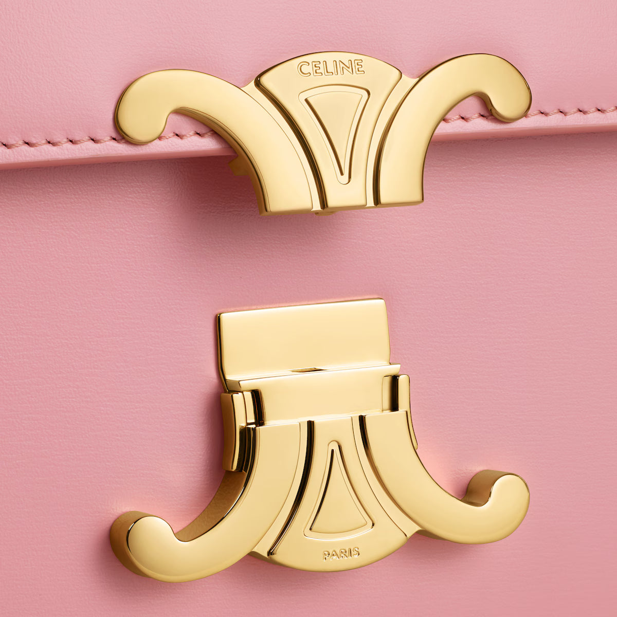 Celine TEEN TRIOMPHE BAG IN shiny calfskin 2025