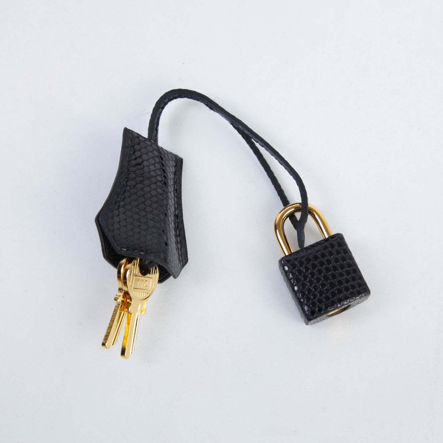 HERMÈS Birkin 20 Noir (89) Lizard Gold hardware B (2023)