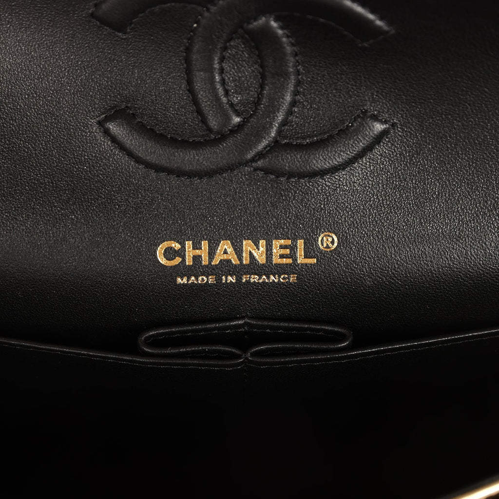 Chanel Small Classic Double Flap Gold Hammered Metallic Calfskin Brushed Gold Hardware 2025