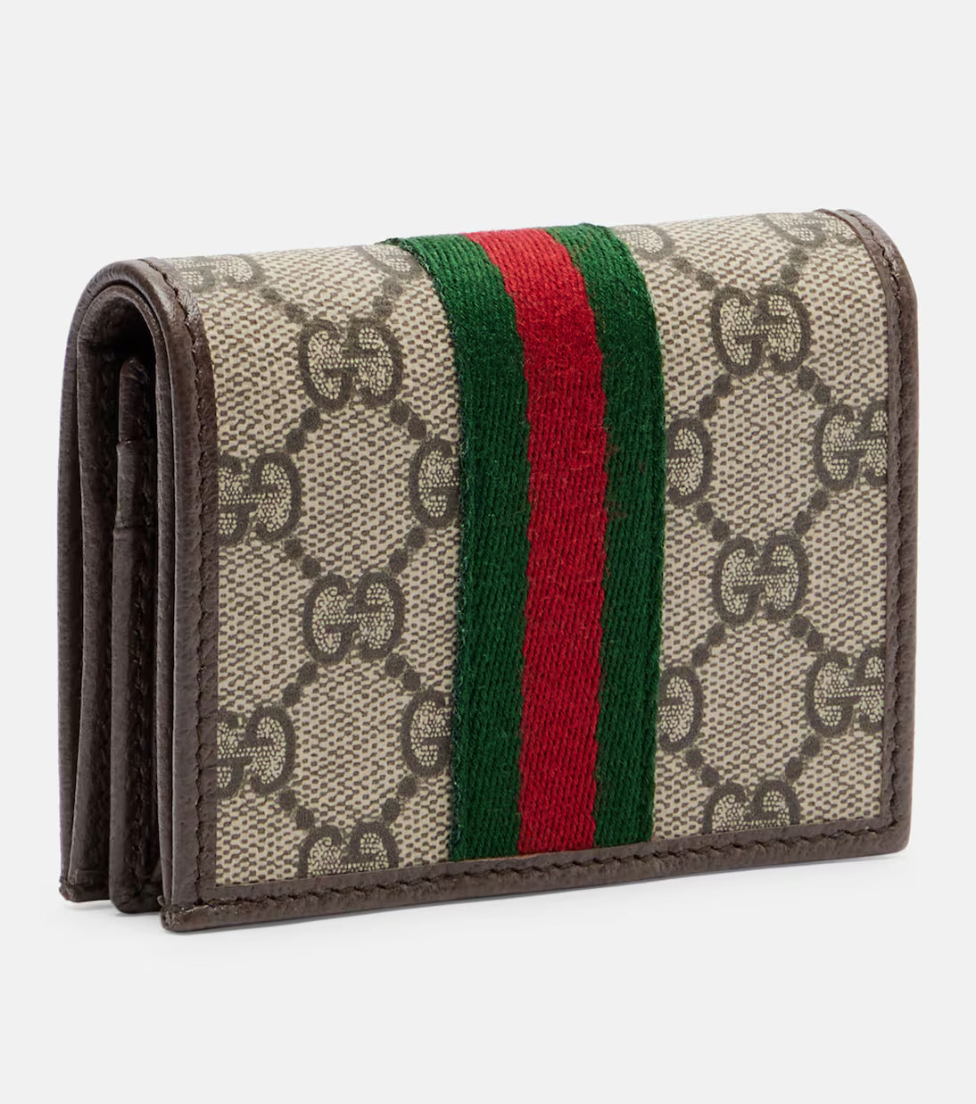Gucci Ophidia Small GG leather-trimmed wallet 2025