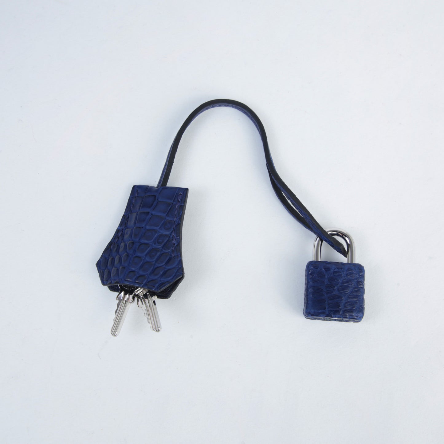 HERMÈS Birkin 25 Sellier Bleu Saphir (73) Matte Alligator Palladium hardware K (2025)