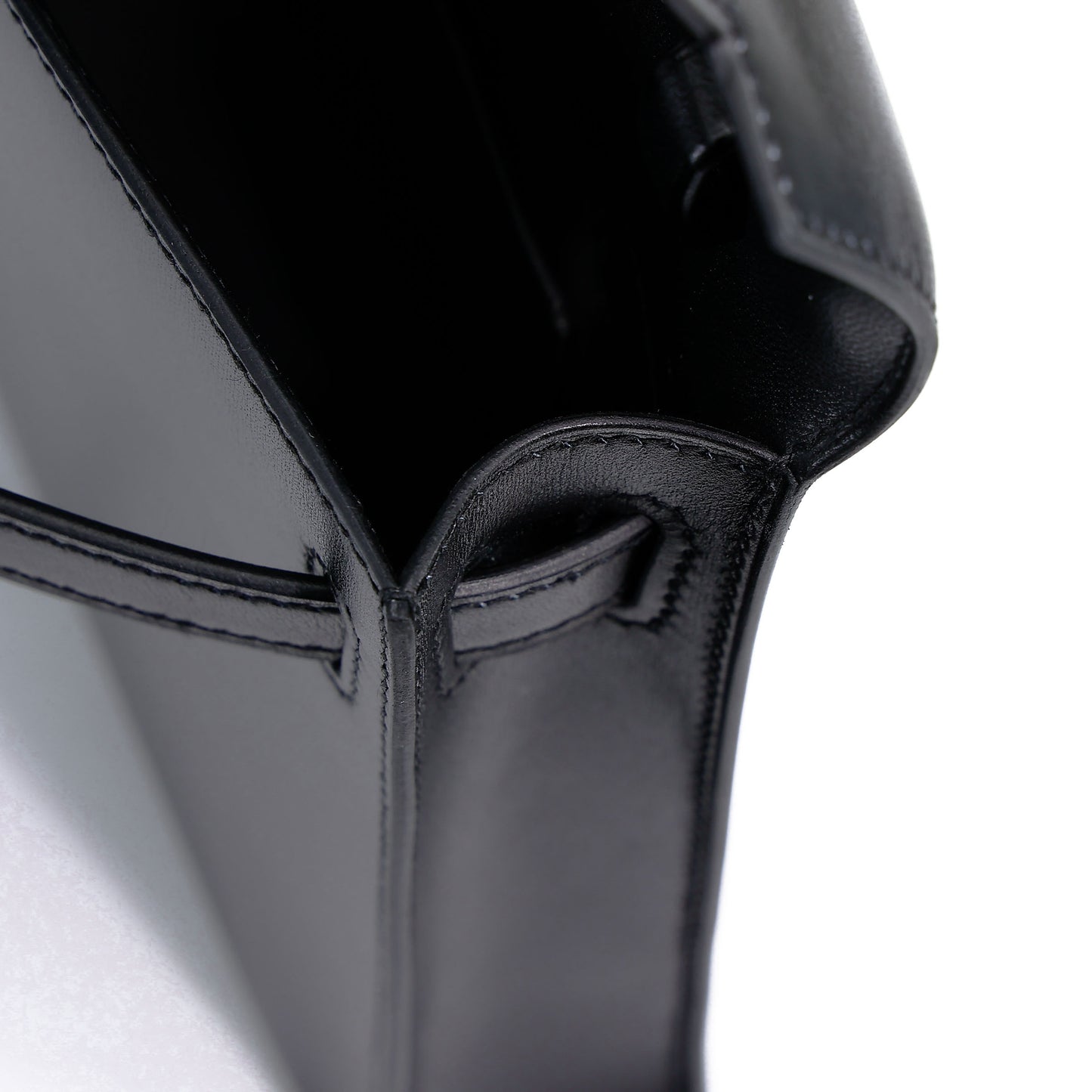 HERMÈS Kelly Elan Noir (89) Box-calf Palladium hardware K (2025)