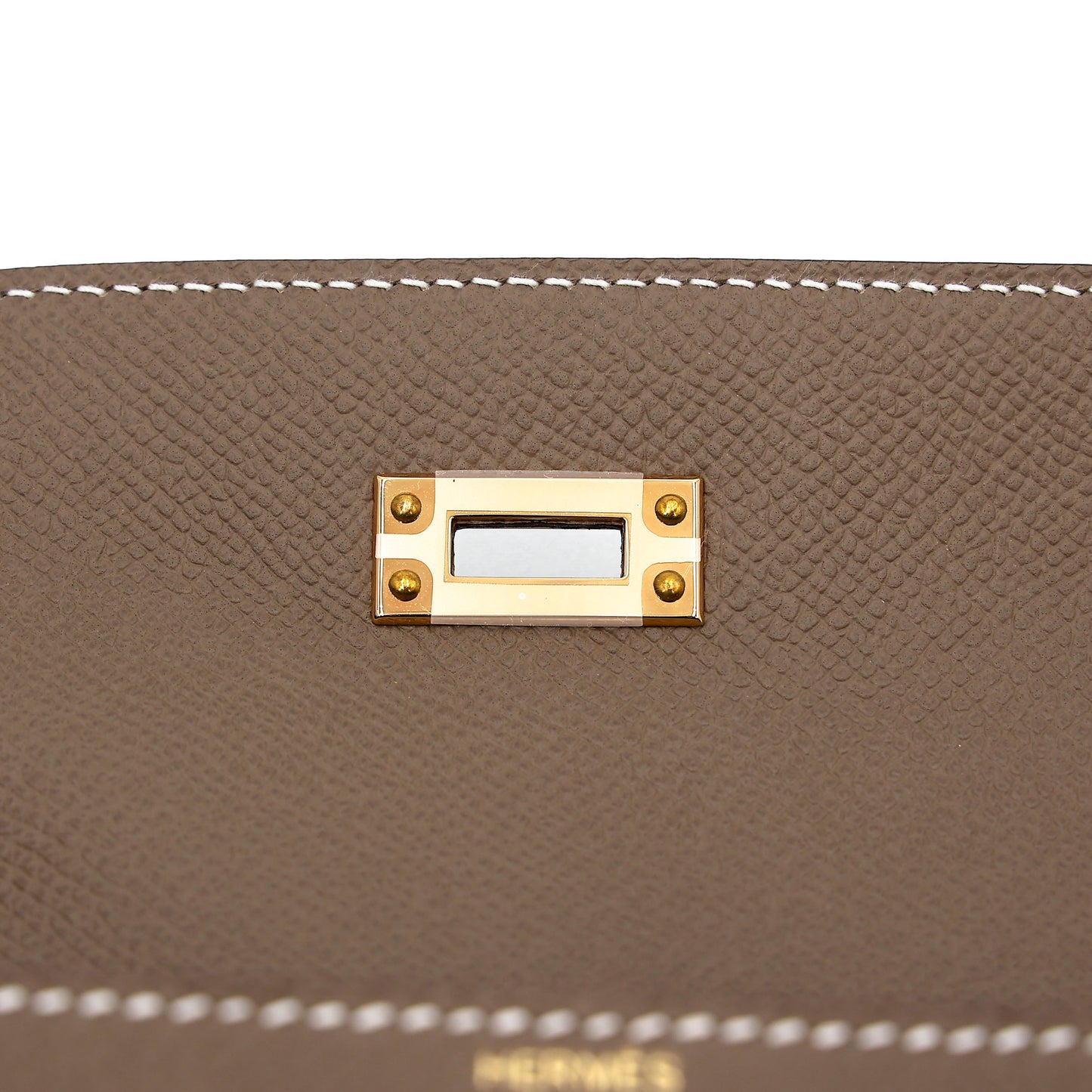 HERMÈS Kelly 25 Sellier Etoupe (18) Epsom Gold hardware K (2025)