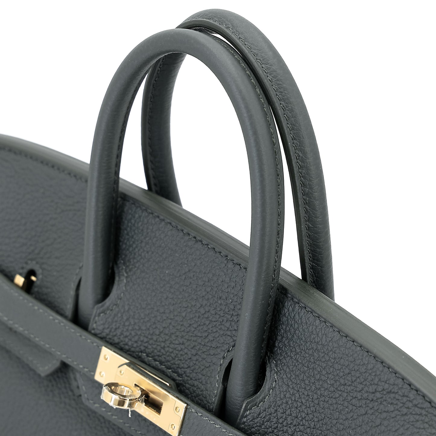 HERMÈS Birkin 25 Vert Mangrove (Q0) Togo Permabrass hardware K (2025)