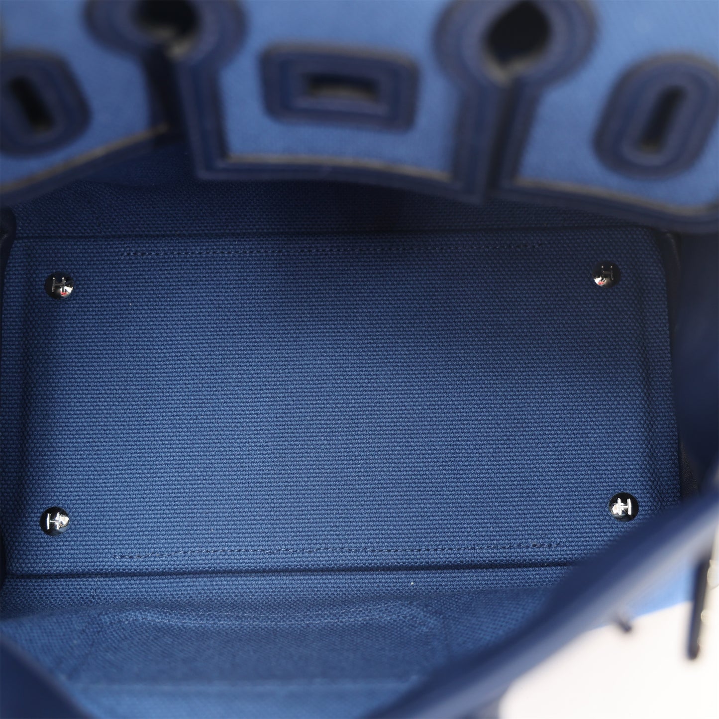 HERMÈS Limited Edition Birkin Cargo 25 Bleu Egee Toile Goeland canvas Swift Palladium hardware K (2025)