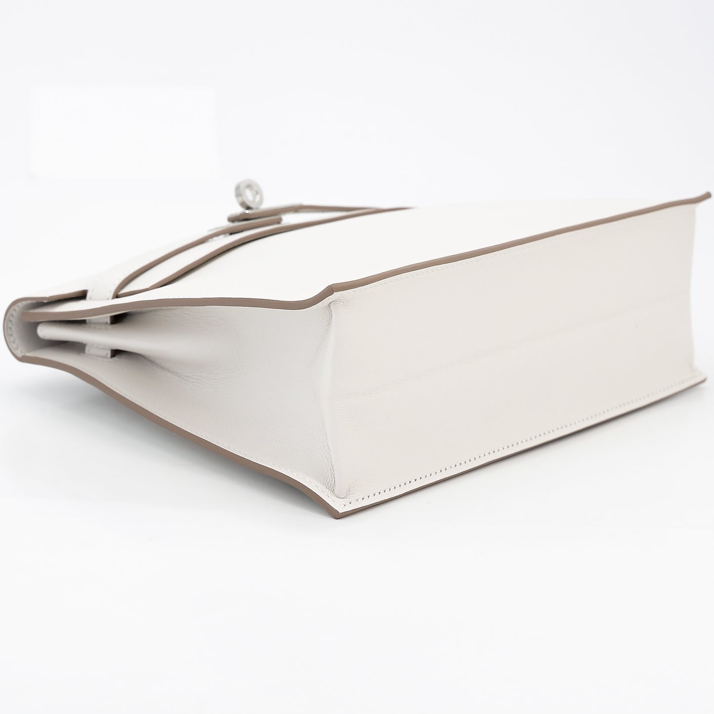 HERMÈS Kelly Danse Gris Pale (M4) Swift Palladium hardware W (2024)