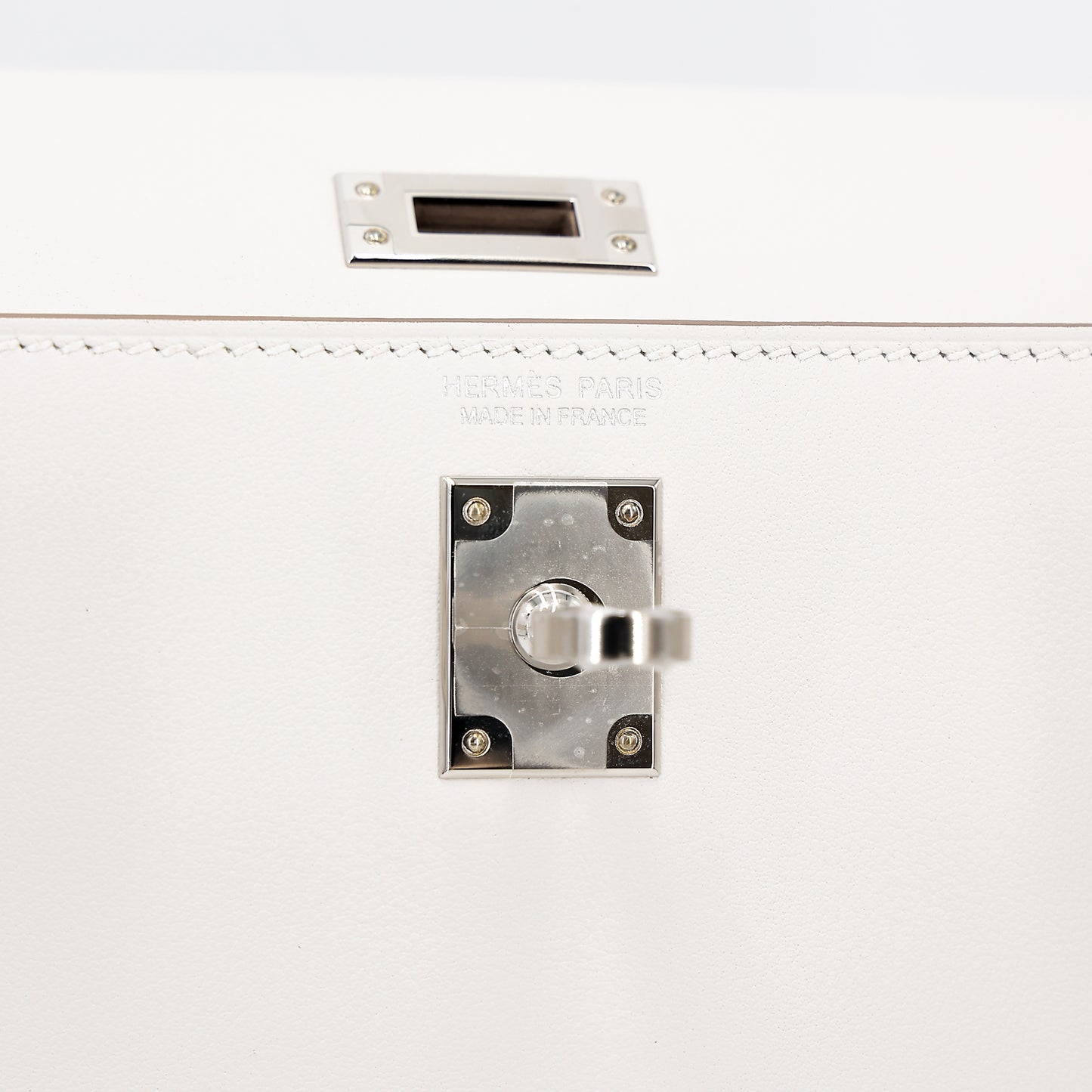 HERMÈS Kelly Danse Gris Pale (M4) Swift Palladium hardware W (2024)