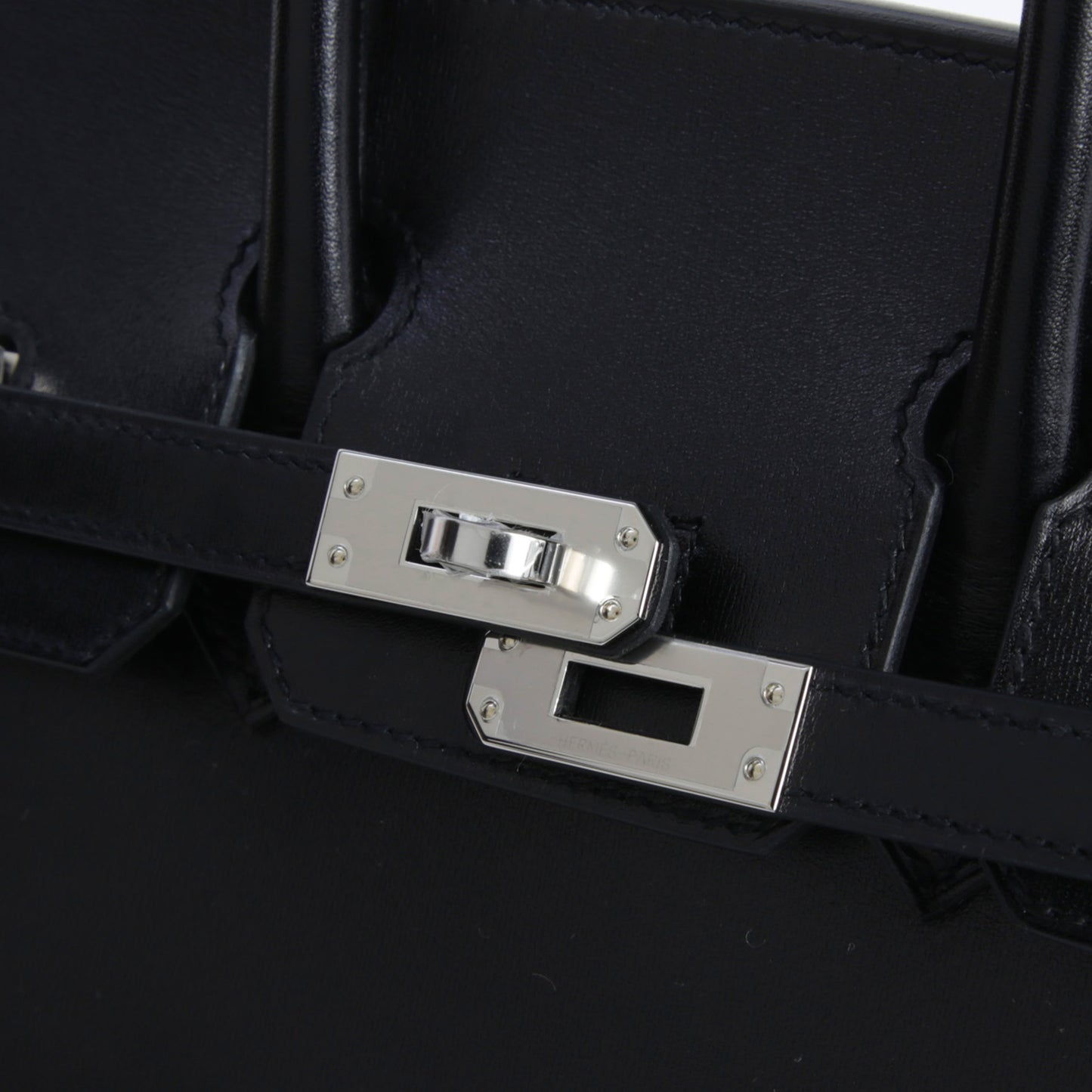 HERMÈS Birkin 25 Black (89) Box-calf Palladium hardware K (2025)