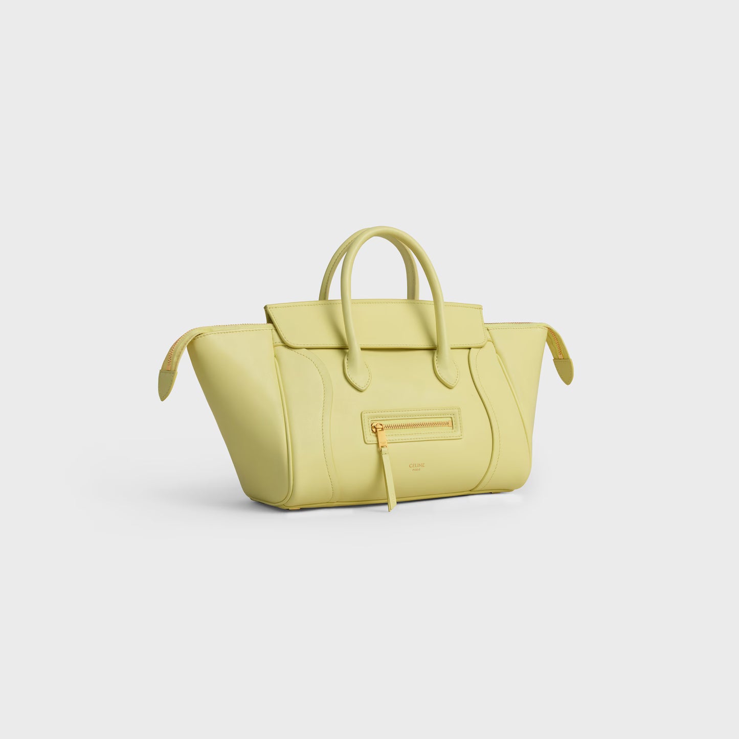 Celine SMALL NEW LUGGAGE IN SUPPLE SHINY LAMBSKIN 2025