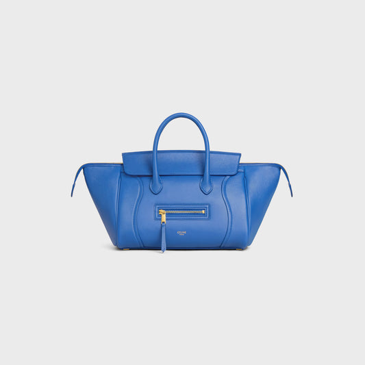 Celine SMALL NEW LUGGAGE IN SUPPLE SHINY LAMBSKIN 2025