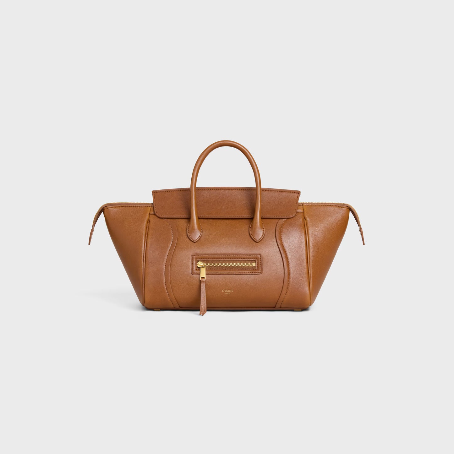 Celine SMALL NEW LUGGAGE IN SUPPLE SHINY LAMBSKIN 2025