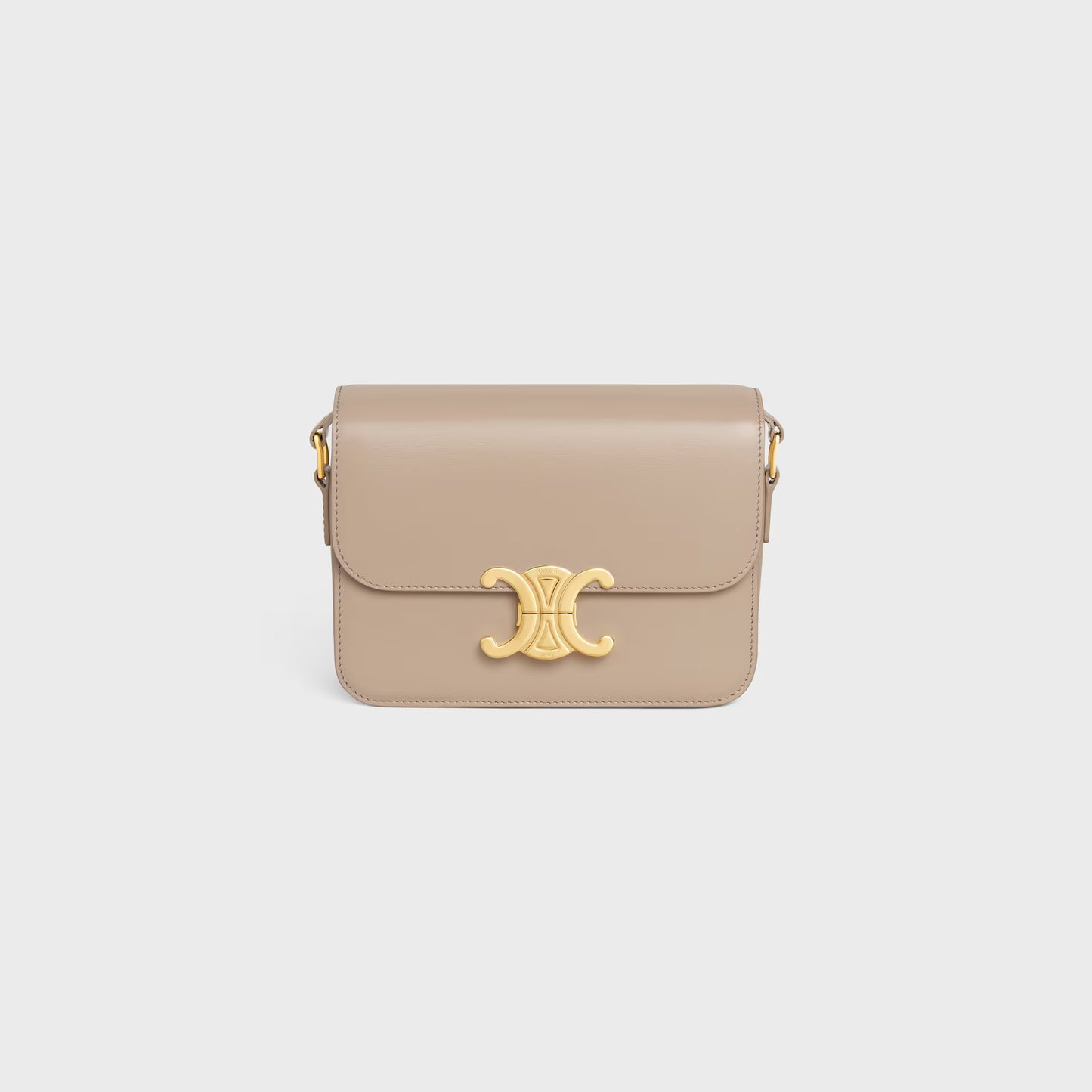 Celine TEEN TRIOMPHE BAG IN shiny calfskin 2025