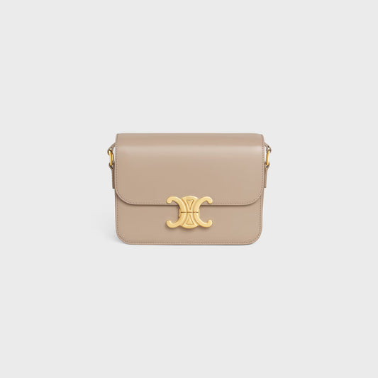 Celine TEEN TRIOMPHE BAG IN shiny calfskin 2025