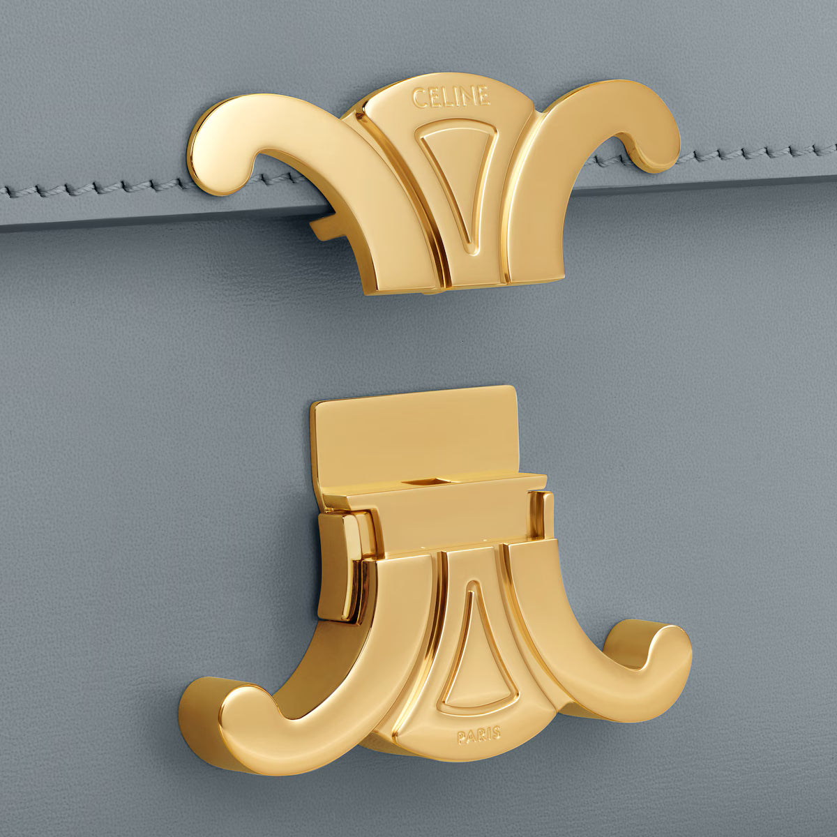 Celine TEEN TRIOMPHE BAG IN shiny calfskin 2025