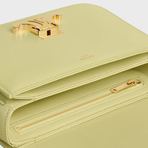 Celine TEEN TRIOMPHE BAG IN shiny calfskin 2025