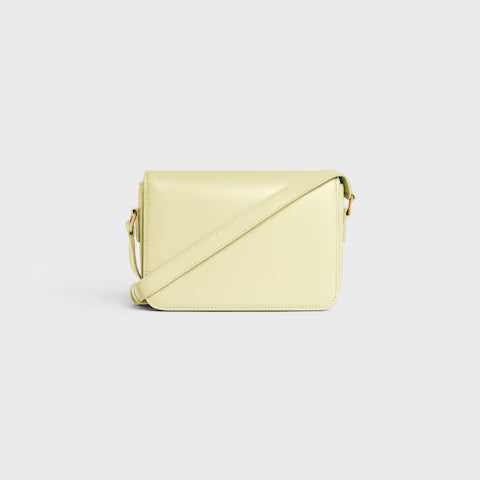 Celine TEEN TRIOMPHE BAG IN shiny calfskin 2025