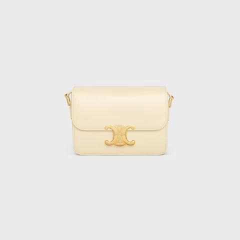Celine TEEN TRIOMPHE BAG IN shiny calfskin 2025