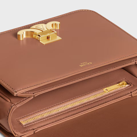 Celine TEEN TRIOMPHE BAG IN shiny calfskin 2025