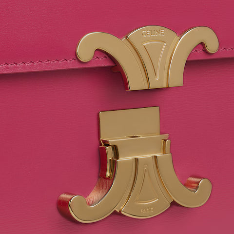 Celine TEEN TRIOMPHE BAG IN shiny calfskin 2025