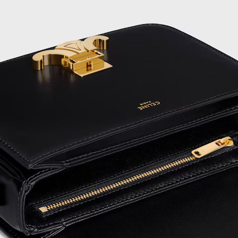 Celine TEEN TRIOMPHE BAG IN shiny calfskin 2025