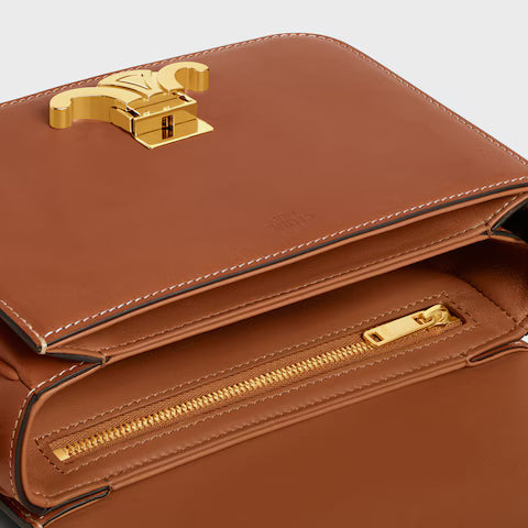 Celine TEEN TRIOMPHE BAG IN shiny calfskin 2025