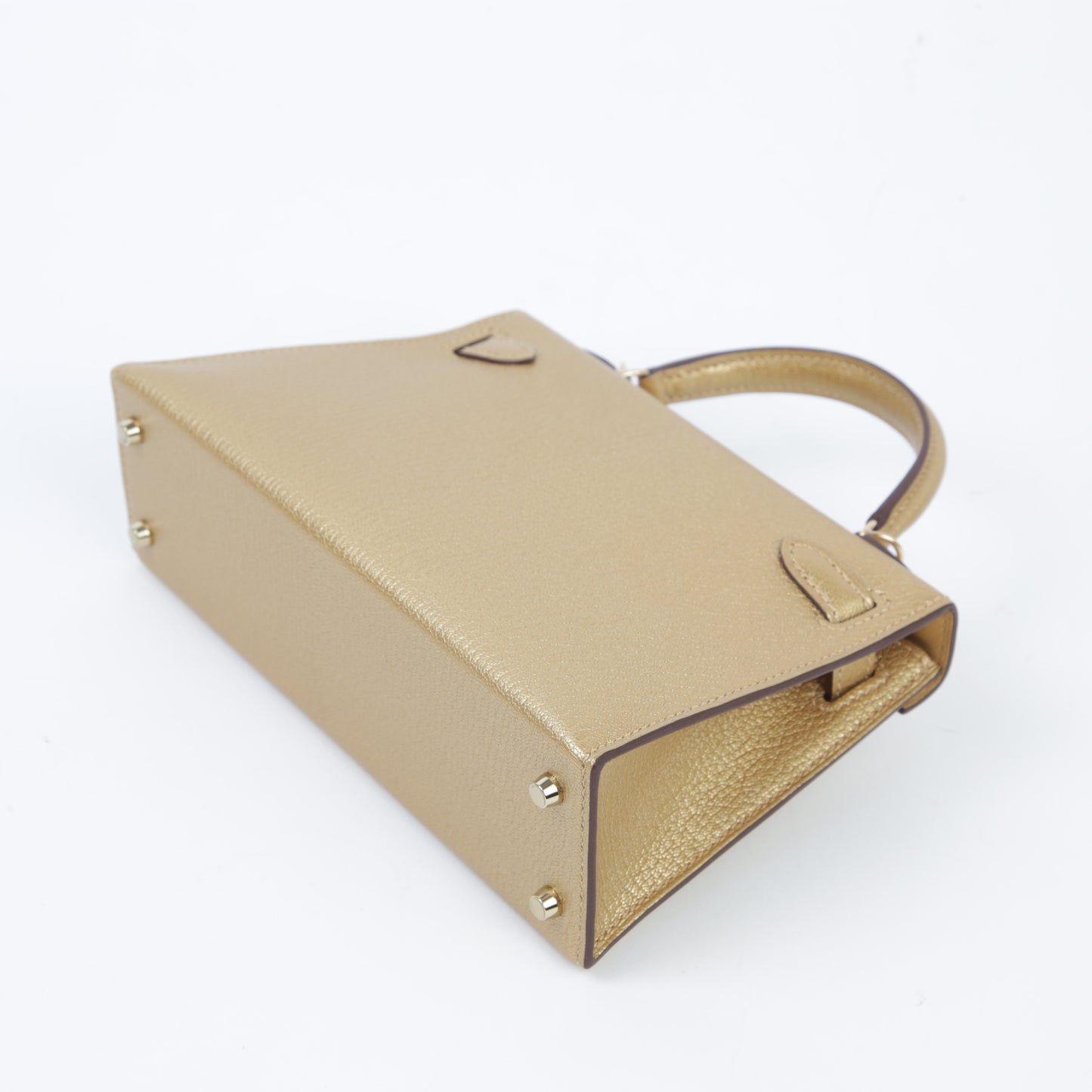 HERMÈS Mini Kelly II Dore (Y9) Chamkila Permabrass hardware W (2024)