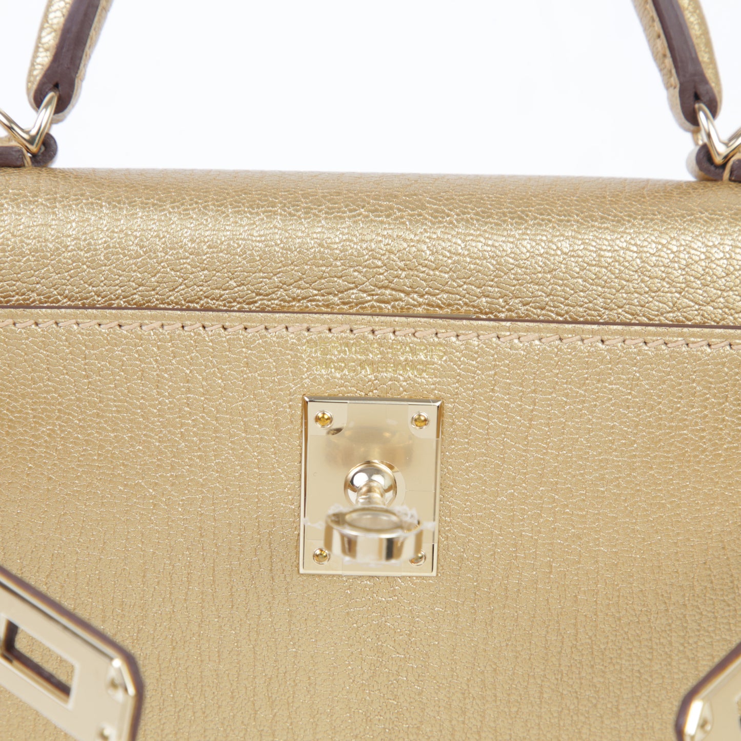 HERMÈS Mini Kelly II Dore (Y9) Chamkila Permabrass hardware W (2024)