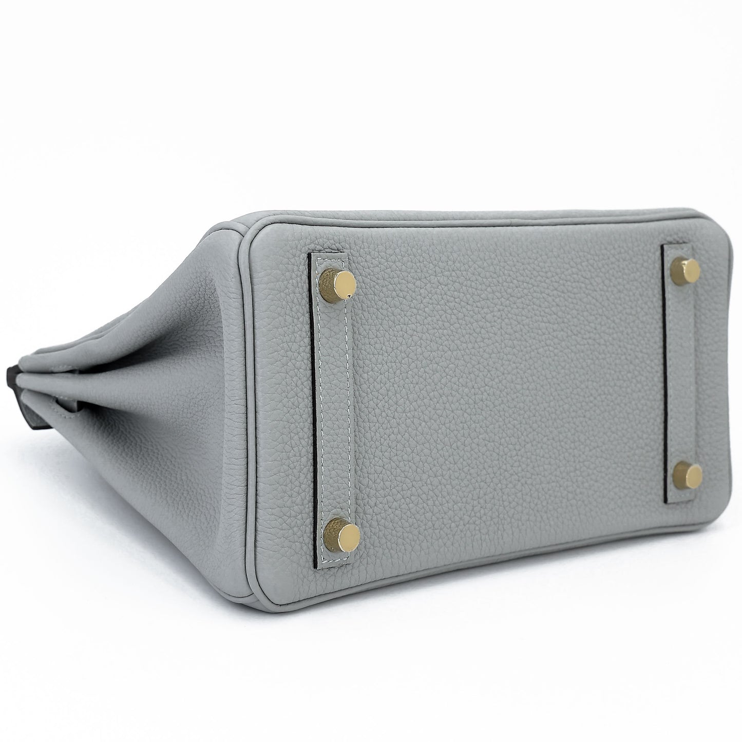 HERMÈS Birkin 25 Bleu Glacier (8U) Togo Gold hardware W (2024)