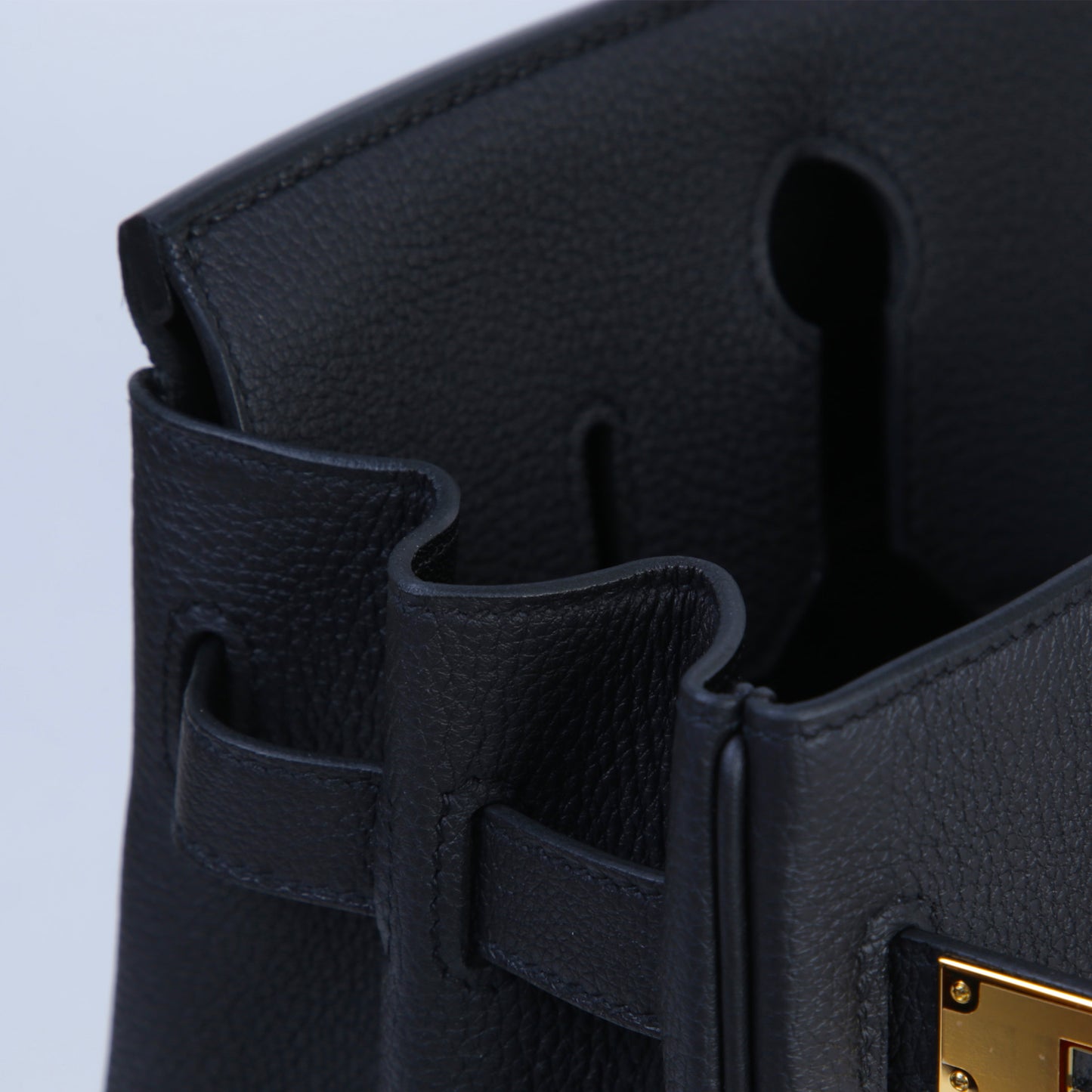 HERMÈS Birkin 30 Noir (89) Togo Gold hardware K (2025)