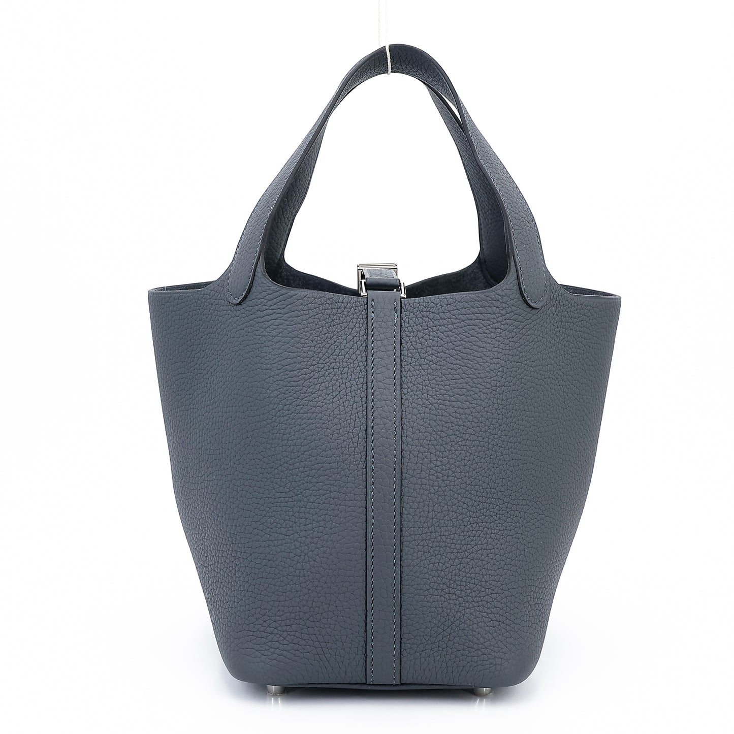 HERMÈS Picotin Lock PM Gris misty (H0) Clemence Palladium hardware W (2024)