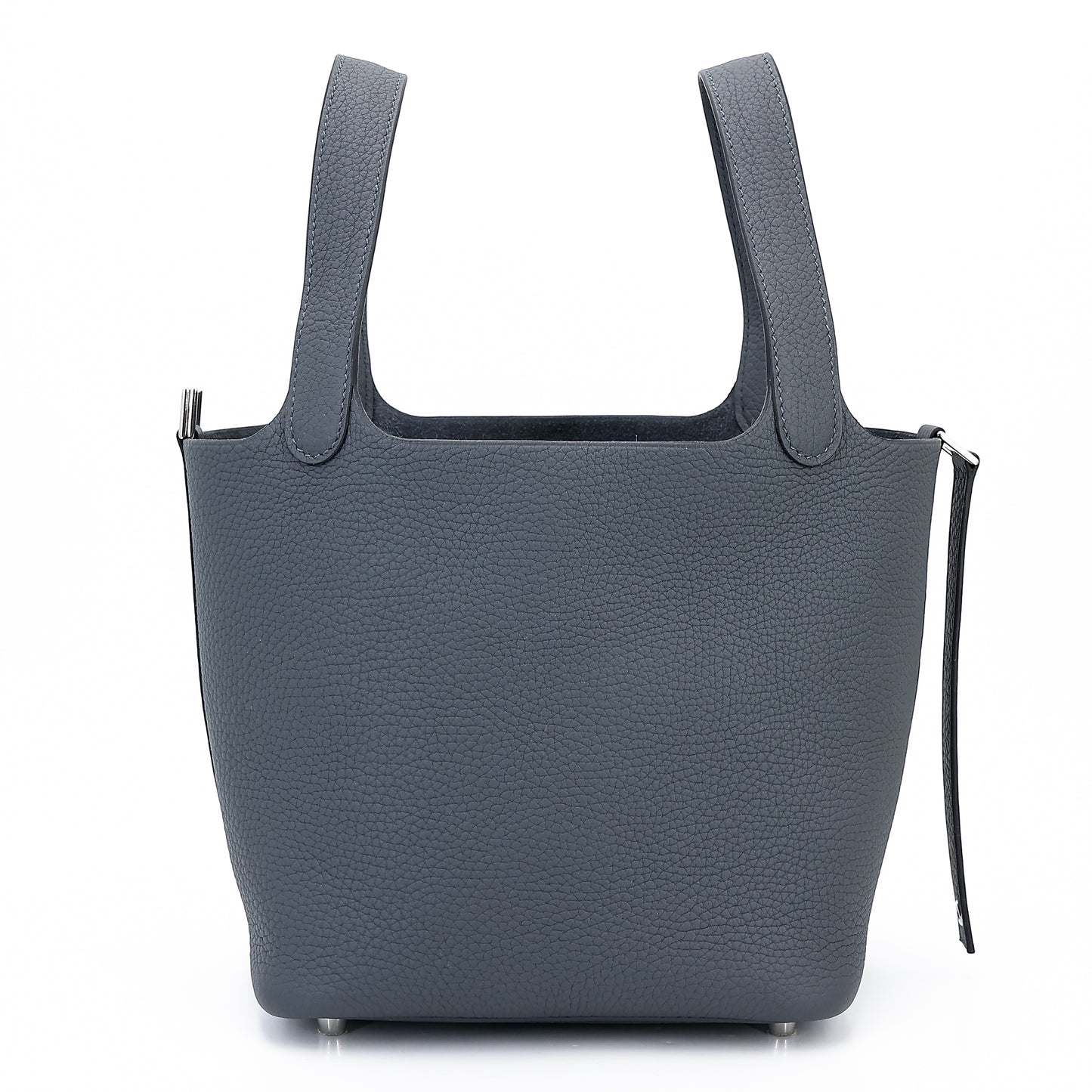 HERMÈS Picotin Lock PM Gris misty (H0) Clemence Palladium hardware W (2024)