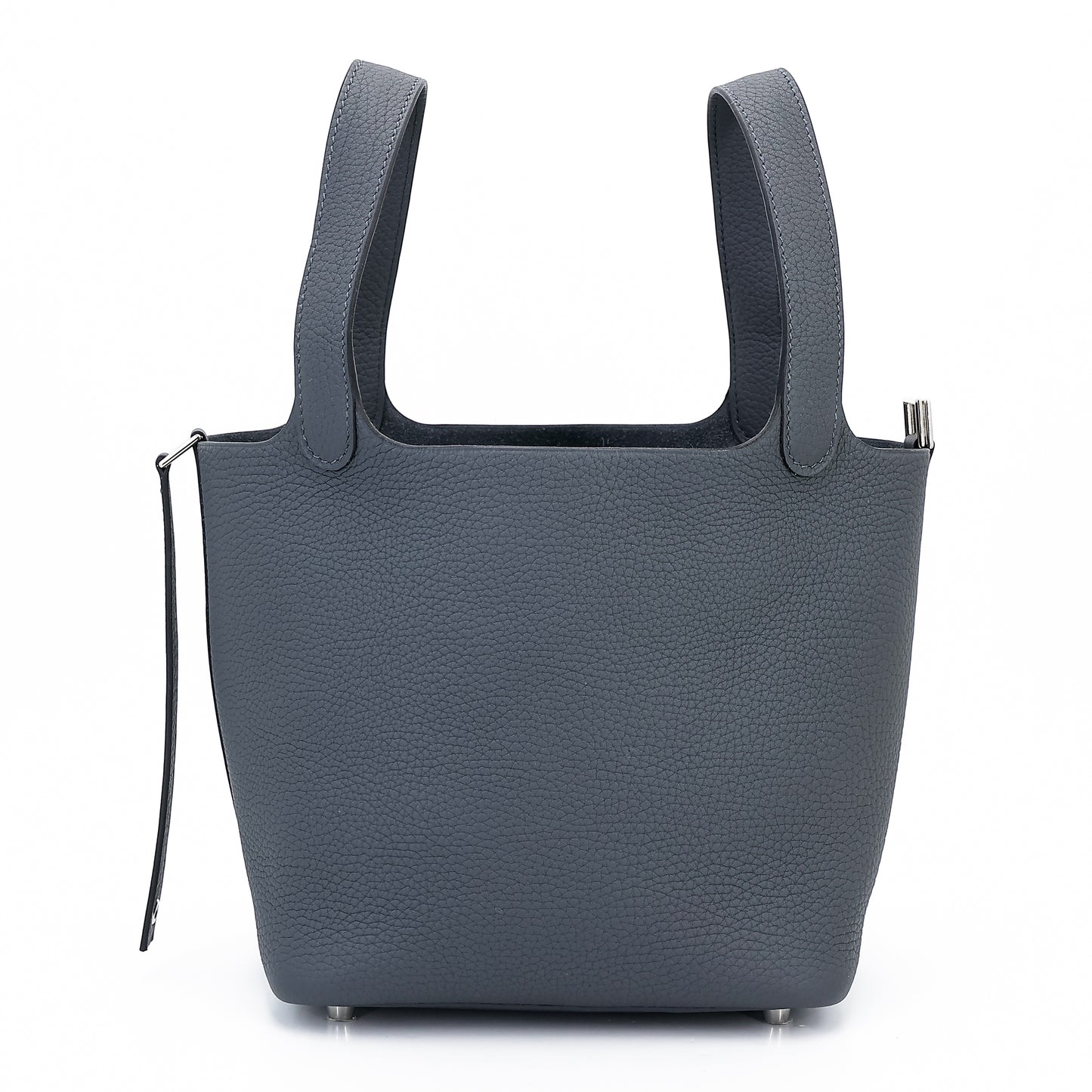 HERMÈS Picotin Lock PM Gris misty (H0) Clemence Palladium hardware W (2024)