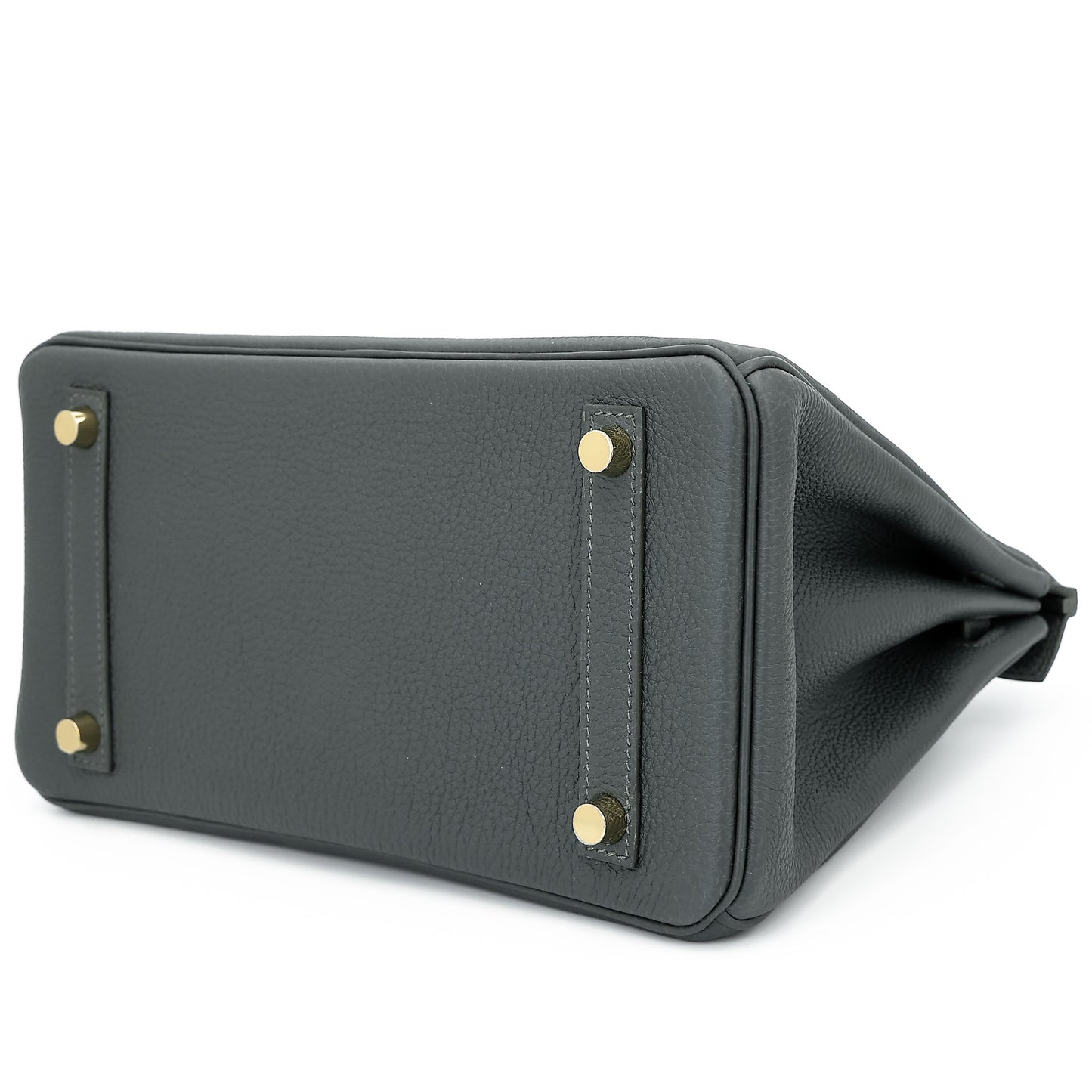 HERMÈS Birkin 25 Vert Mangrove (Q0) Togo Permabrass hardware K (2025)