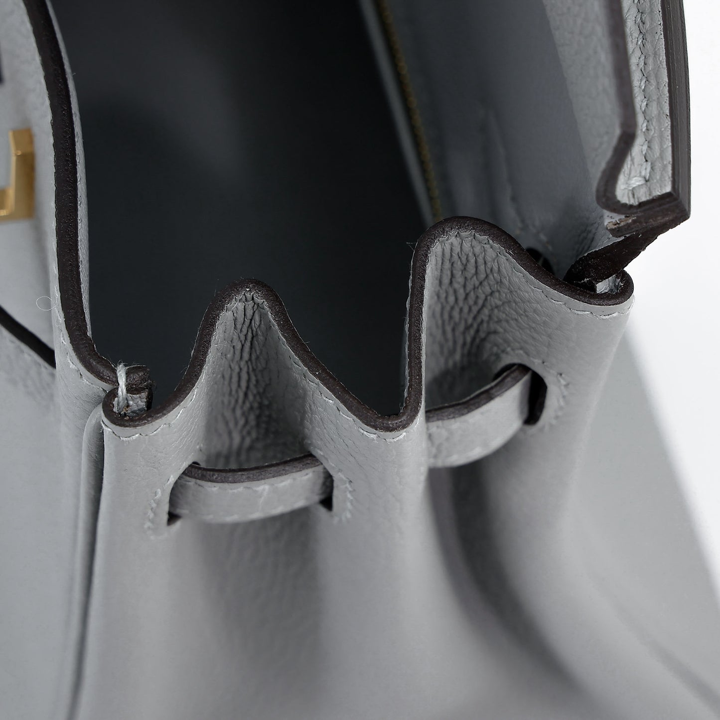 HERMÈS Birkin 25 Bleu Glacier (8U) Togo Gold hardware W (2024)