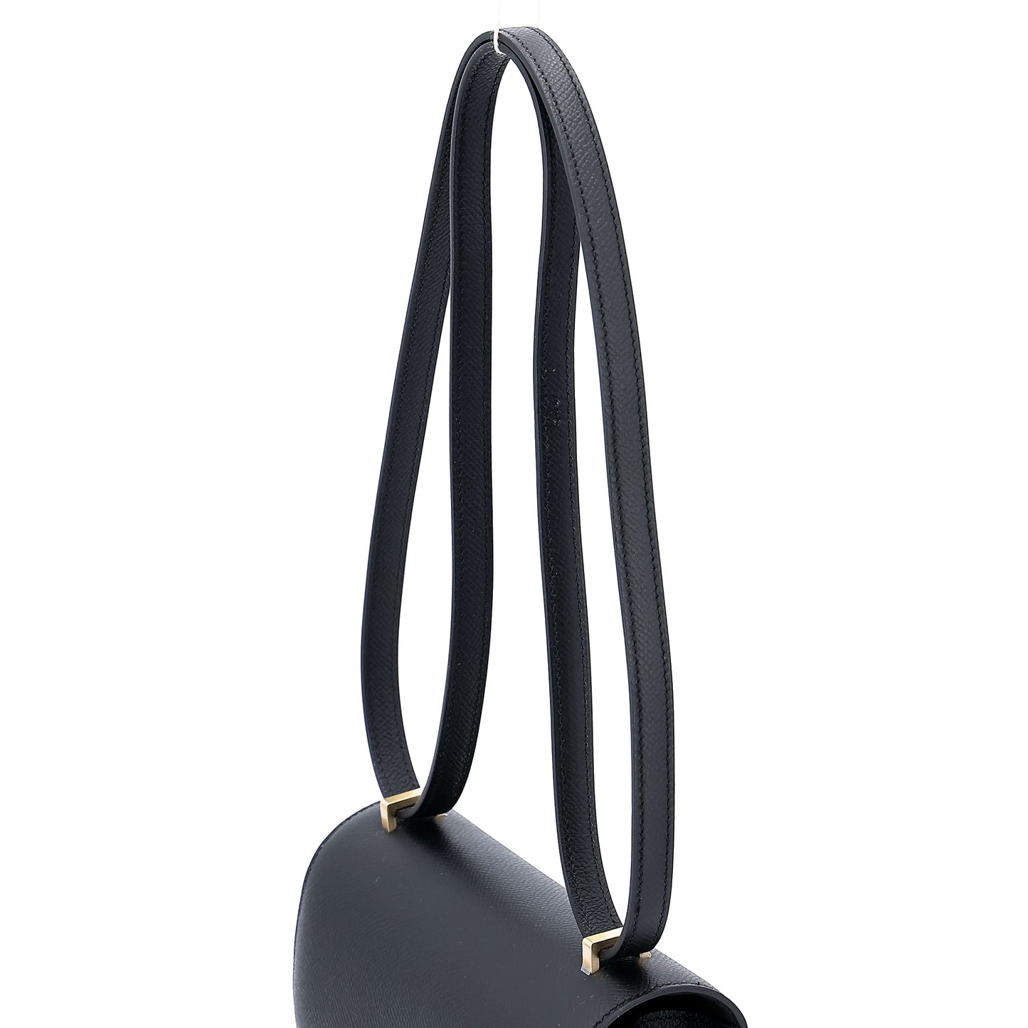 HERMÈS Constance Mini Noir (89) Epsom Brushed Gold hardware K (2025)