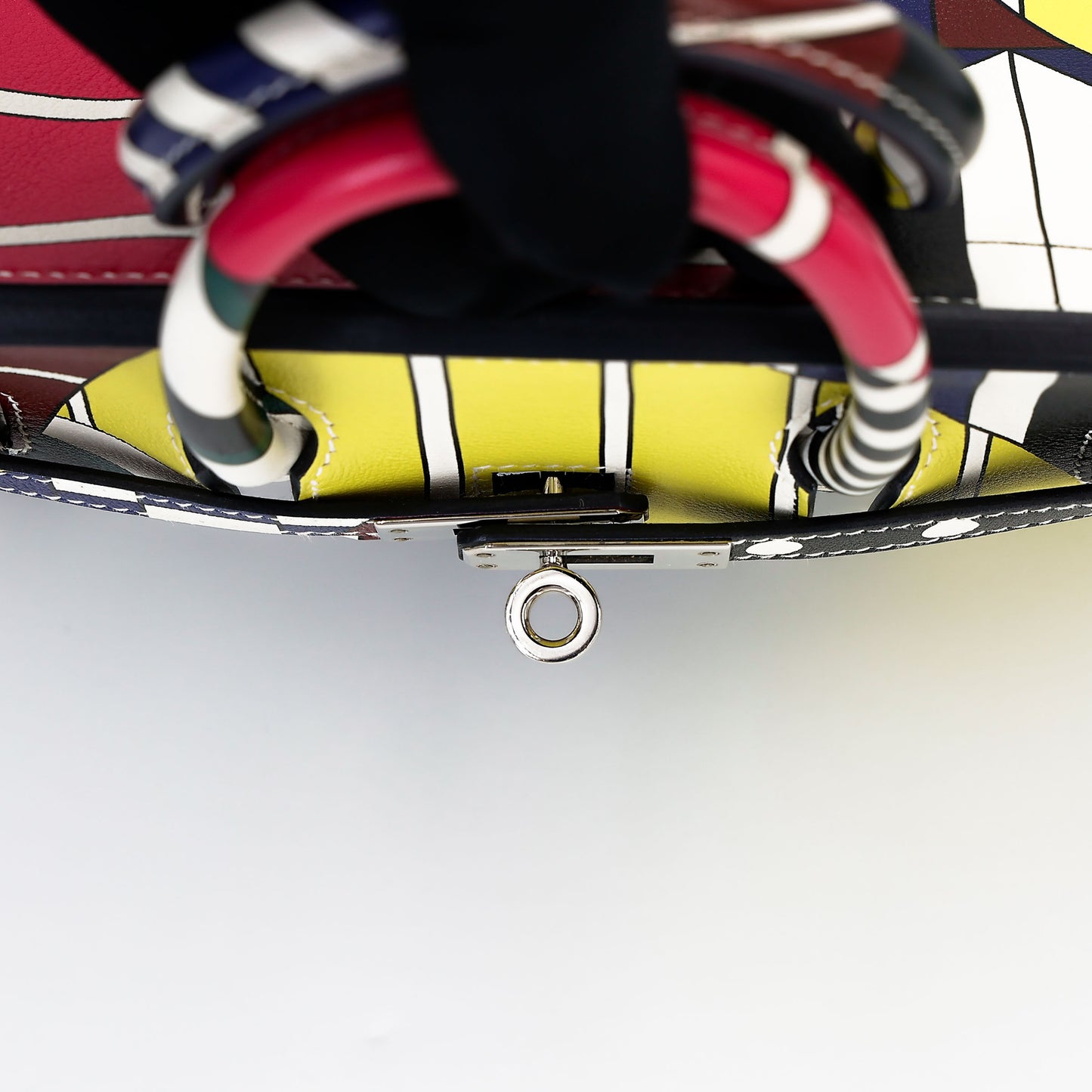 HERMÈS Limited Edition Birkin 25 One Two Three and Away We Go Multi-color Swift Palladium hardware D (2019)