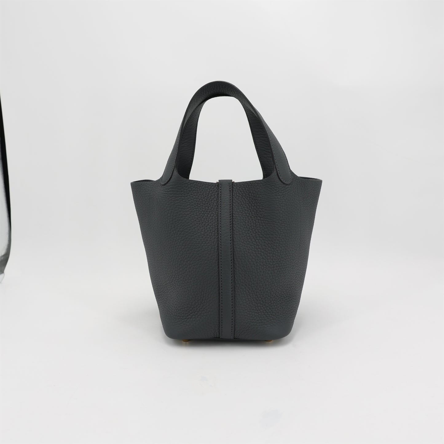 HERMÈS Picotin Lock PM Gris misty (H0) Clemence Permabrass hardware W (2024)