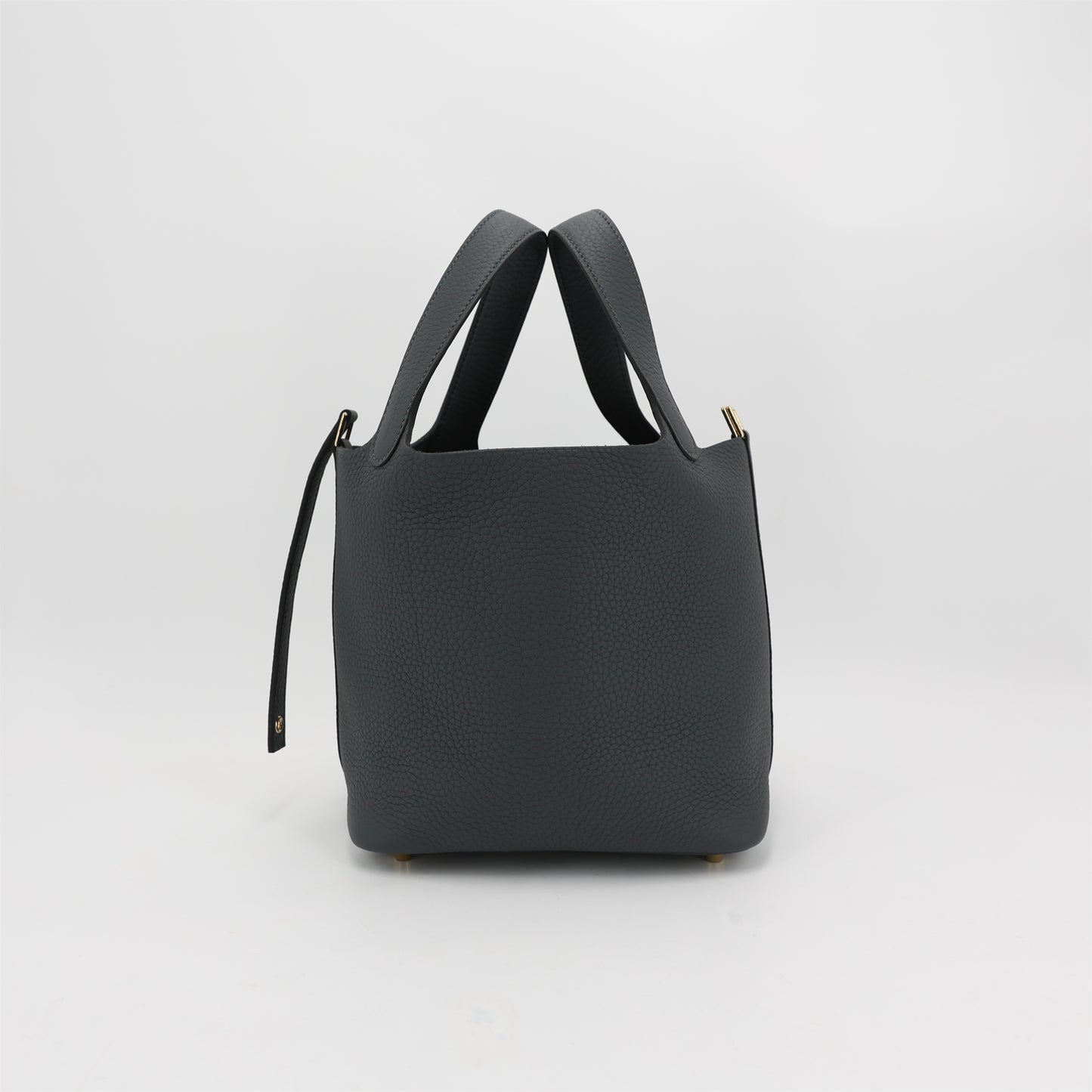 HERMÈS Picotin Lock PM Gris misty (H0) Clemence Permabrass hardware W (2024)