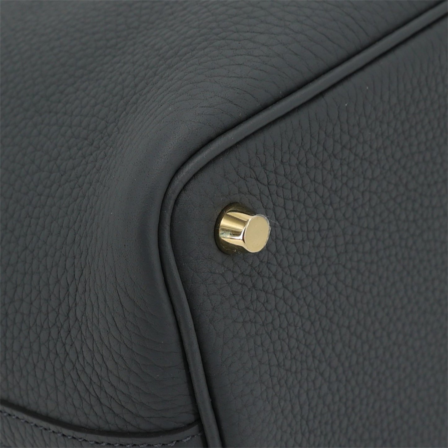 HERMÈS Picotin Lock PM Gris misty (H0) Clemence Permabrass hardware W (2024)