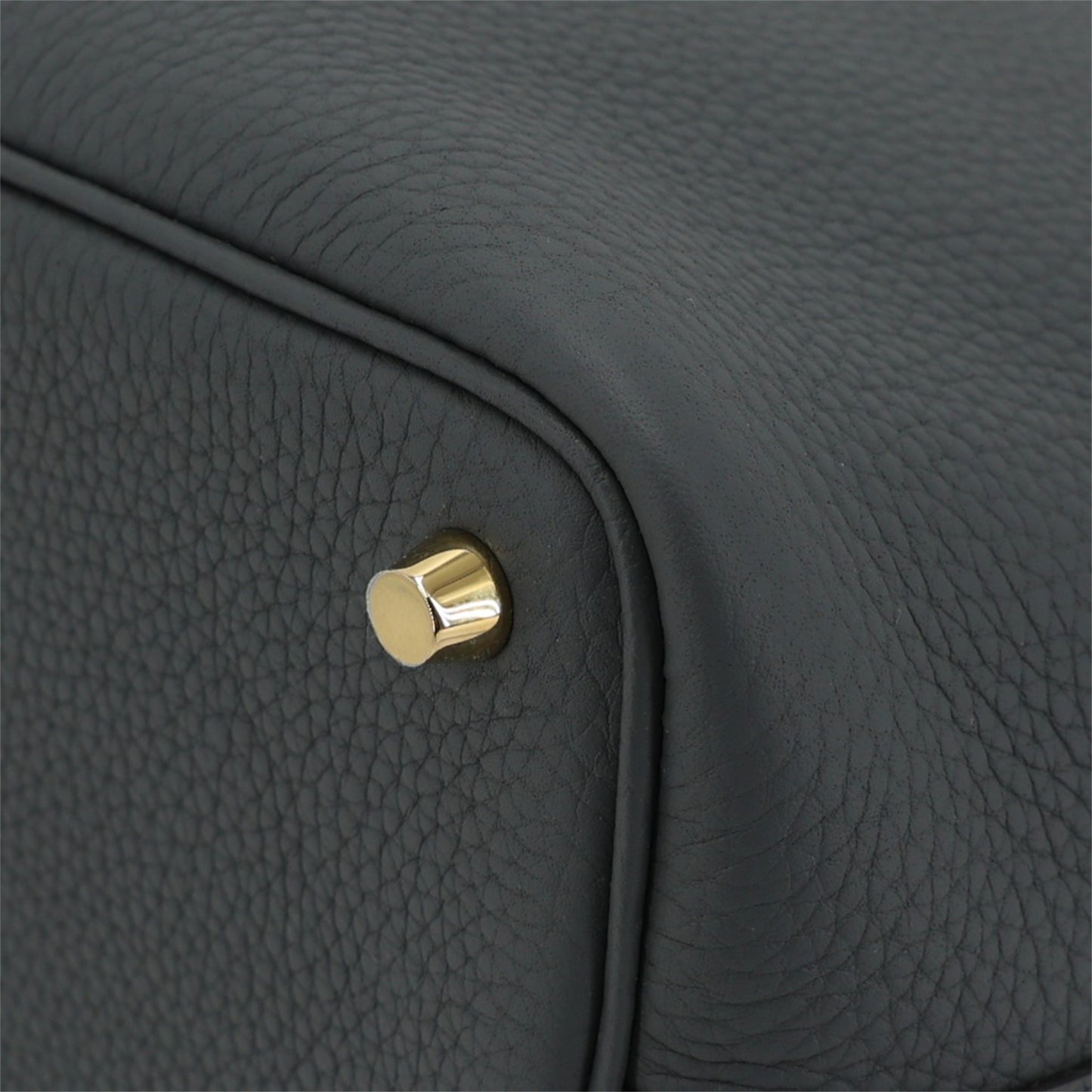 HERMÈS Picotin Lock PM Gris misty (H0) Clemence Permabrass hardware W (2024)