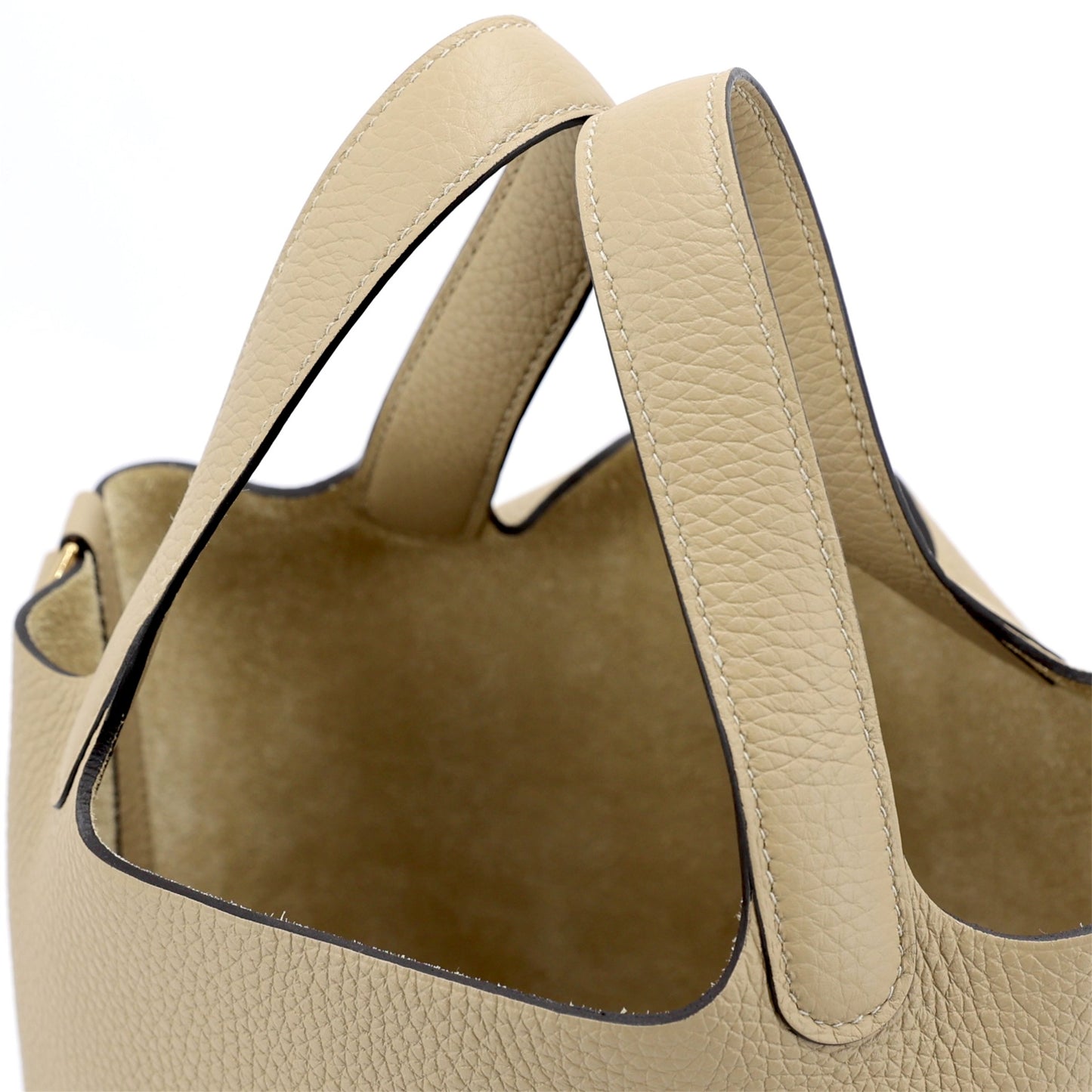 HERMÈS Picotin Lock PM Trench (S2) Clemence Gold hardware K (2025)