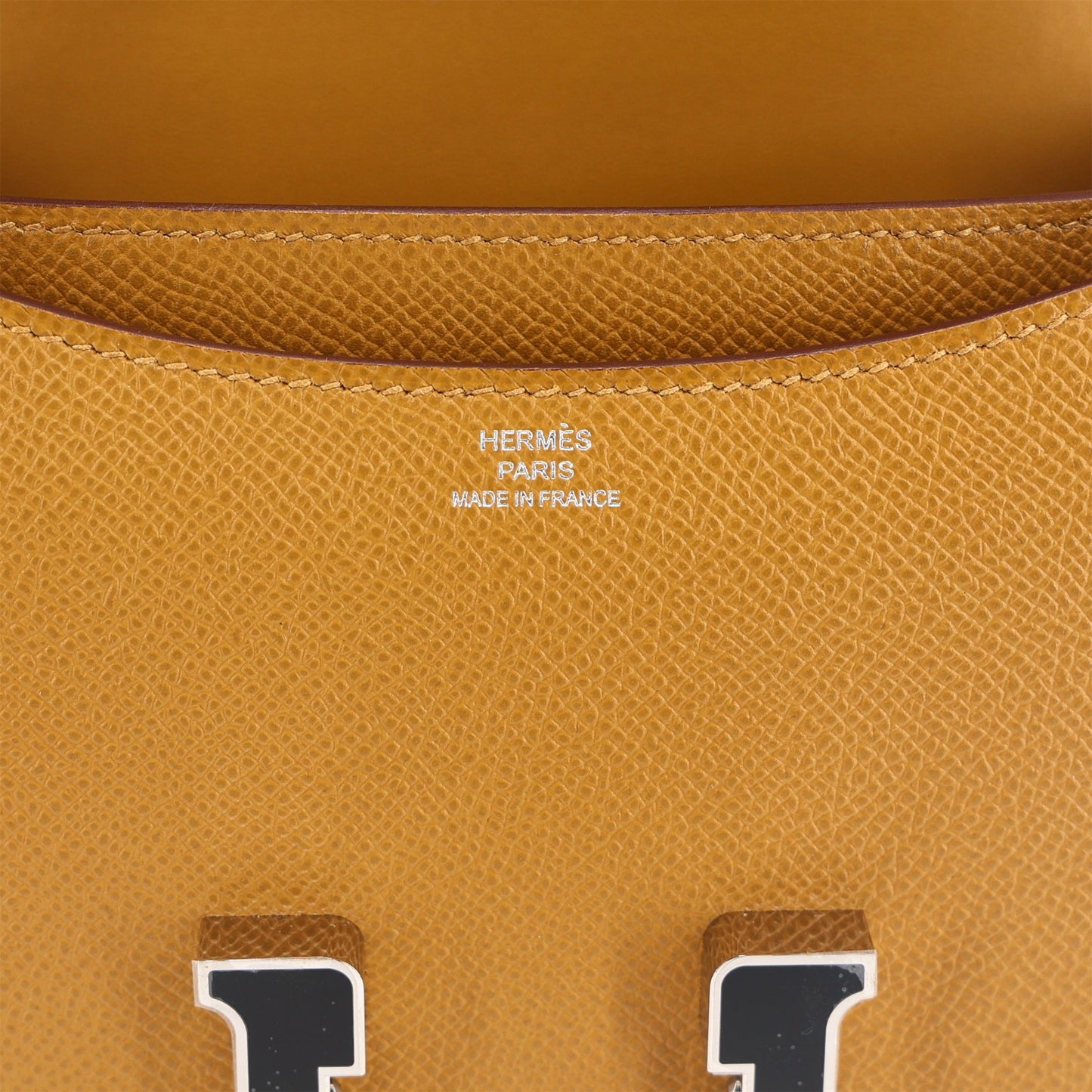 HERMÈS Constance Mini Sesame (2S) Noir (89) Epsom Enamel hardware W (2024)