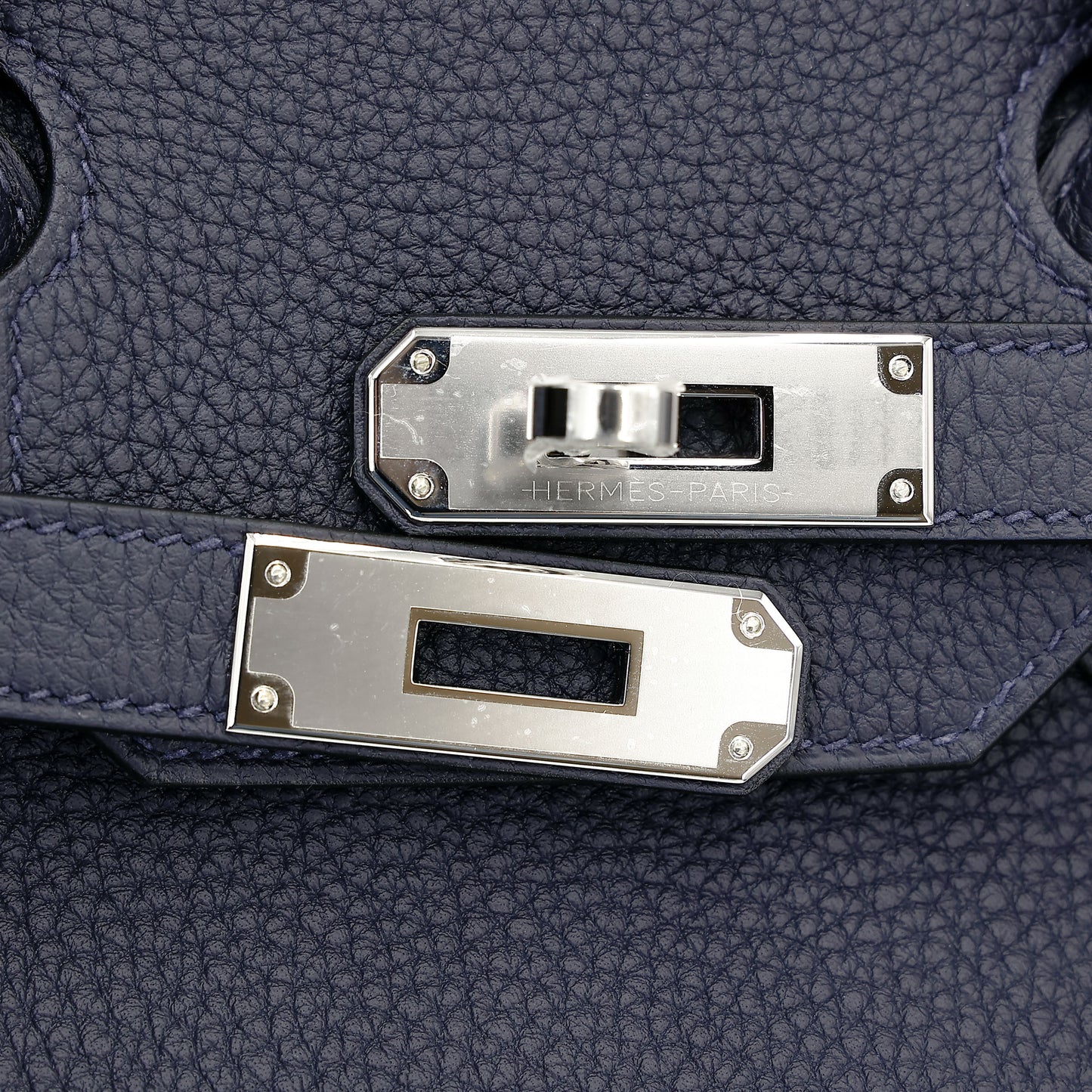 HERMÈS Birkin 35 Bleu Nuit (2Z) Togo Palladium hardware K (2025)