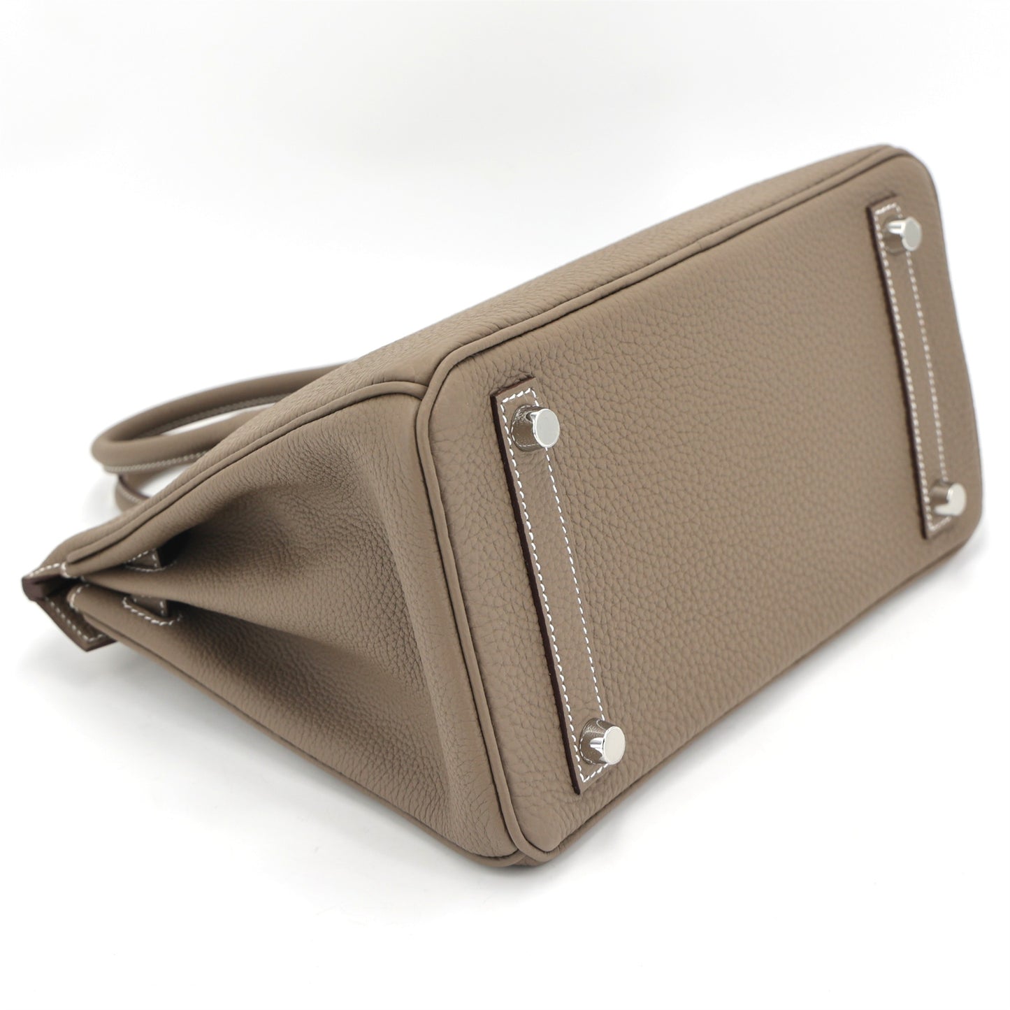 HERMÈS Birkin 25 Etoupe (18) Togo Palladium hardware K (2025)