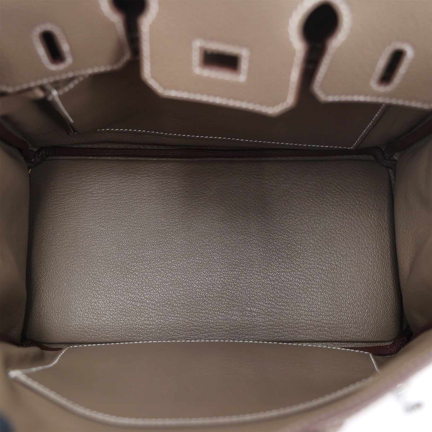 HERMÈS Birkin 25 Etoupe (18) Togo Palladium hardware K (2025)